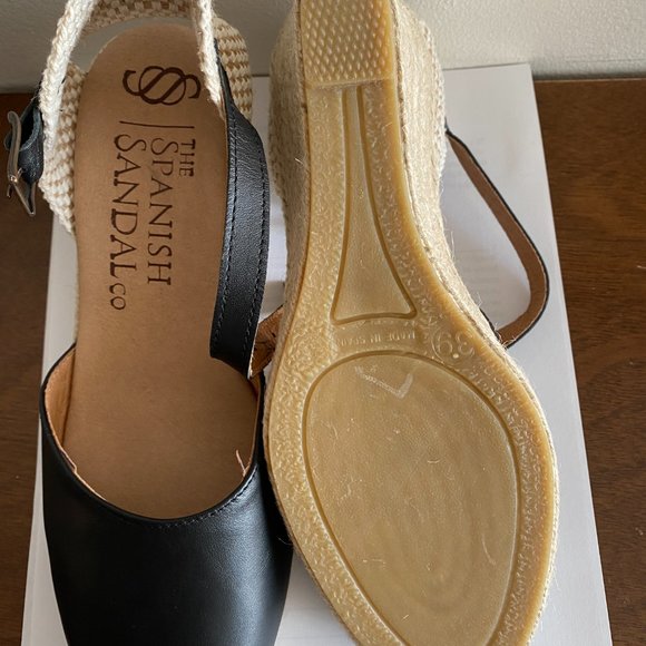 Leather Wedges Sandals - Picture 4 of 5